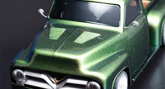 3D-printed model truck