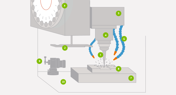 cnc milling process illustration