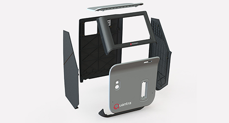 3d printed parts and injection molding casing manufactured by Brazil Metal Parts for HemoSonics medtech device