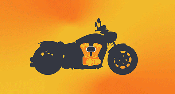 motorcycle component's material