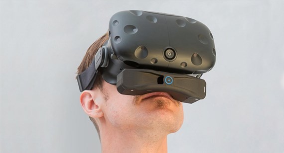 OVR Technology’s OX1 is a wireless, patented device that attaches to the bottom of a VR display.