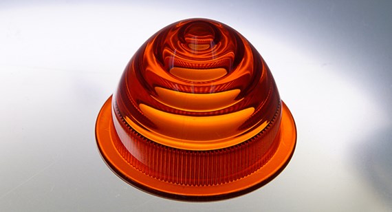 A polycarbonate optical part