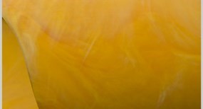 Injection-molded nylon sample with swirling colorant